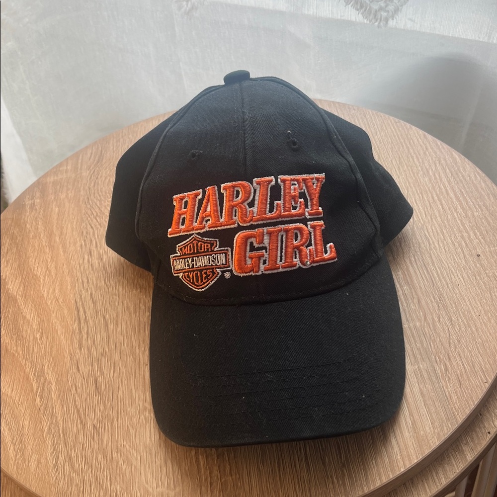 Harley-Davidson Harley Girl Black and Orange Hat
